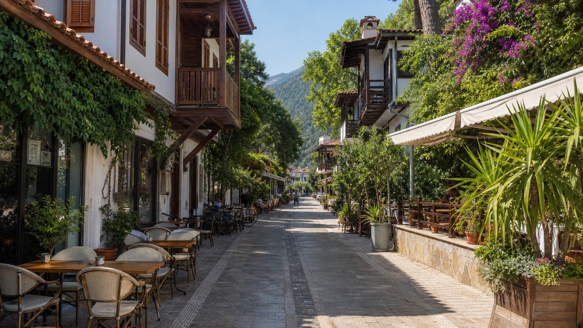 Akyaka merkez sokakları