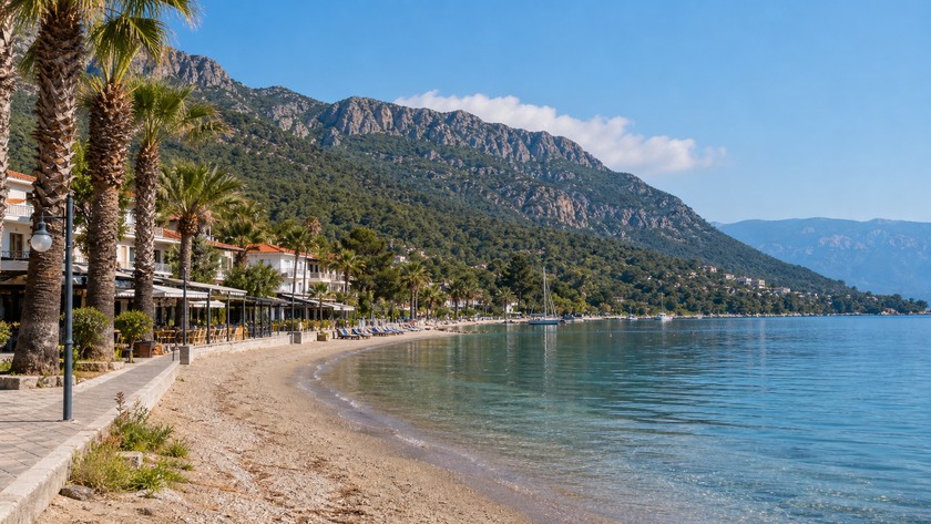 Akyaka sahili ve Gökova kıyısı
