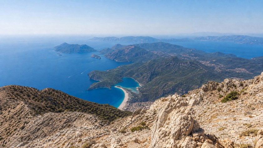 Babadağ Fethiye ve Ölüdeniz manzarası