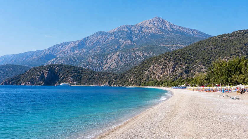 Belcekız Plajı ve Babadağ manzarası