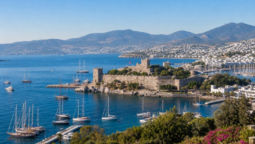 Bodrum Kalesi, marina ve koy rotaları