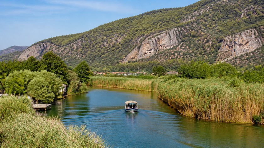 Dalyan Kanalı Ortaca tekne rotası