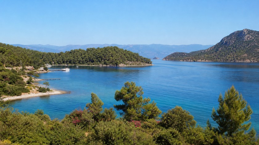 Ekincik Koyu Dalyan çevresi yakın rota