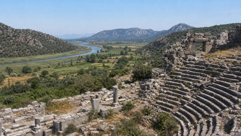 Kaunos Antik Kenti Dalyan tarih rotası