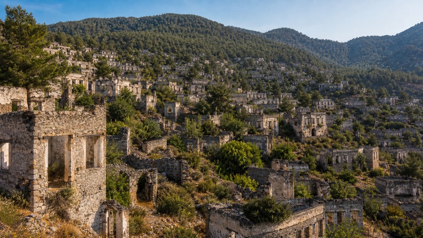 Kayaköy Fethiye taş evler ve tarih rotası