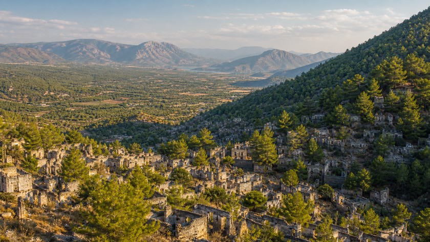 Kayaköy tepe görünümü