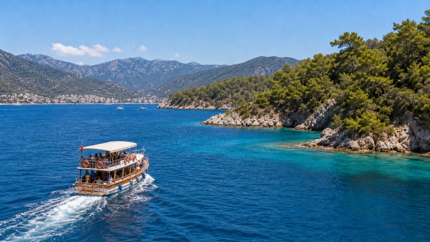 Marmaris tekne turu ve koy rotası