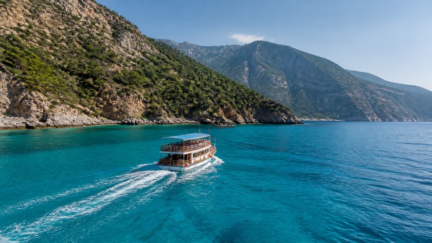 Ölüdeniz tekne ile Kelebekler Vadisi ulaşımı