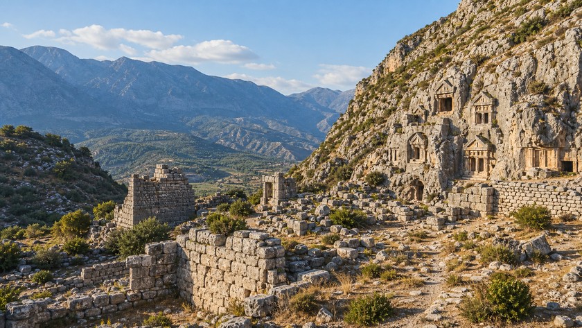 Tlos Antik Kenti Seydikemer tarih rotası
