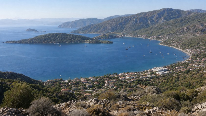 Selimiye Koyu manzarası