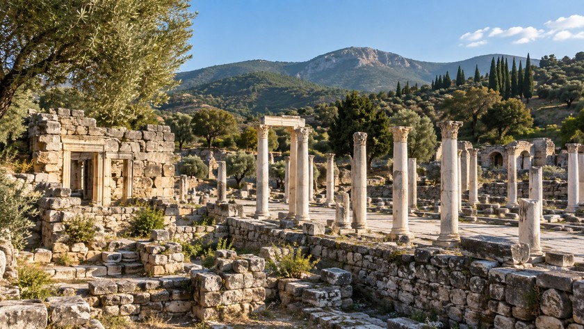 Stratonikeia tarihî taş dokusu